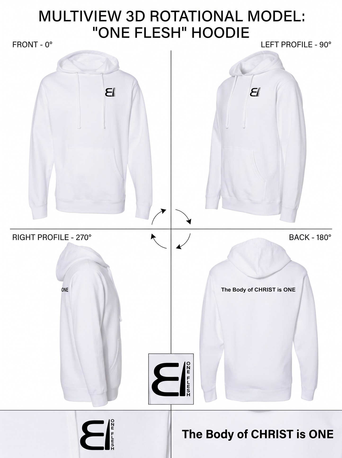 ONE FLESH ONE Hoodie