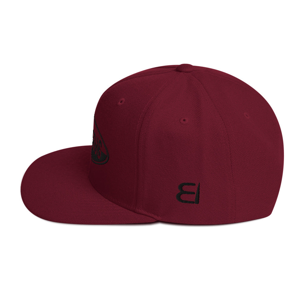 One Flesh Team Jesus Snapback Hat Black