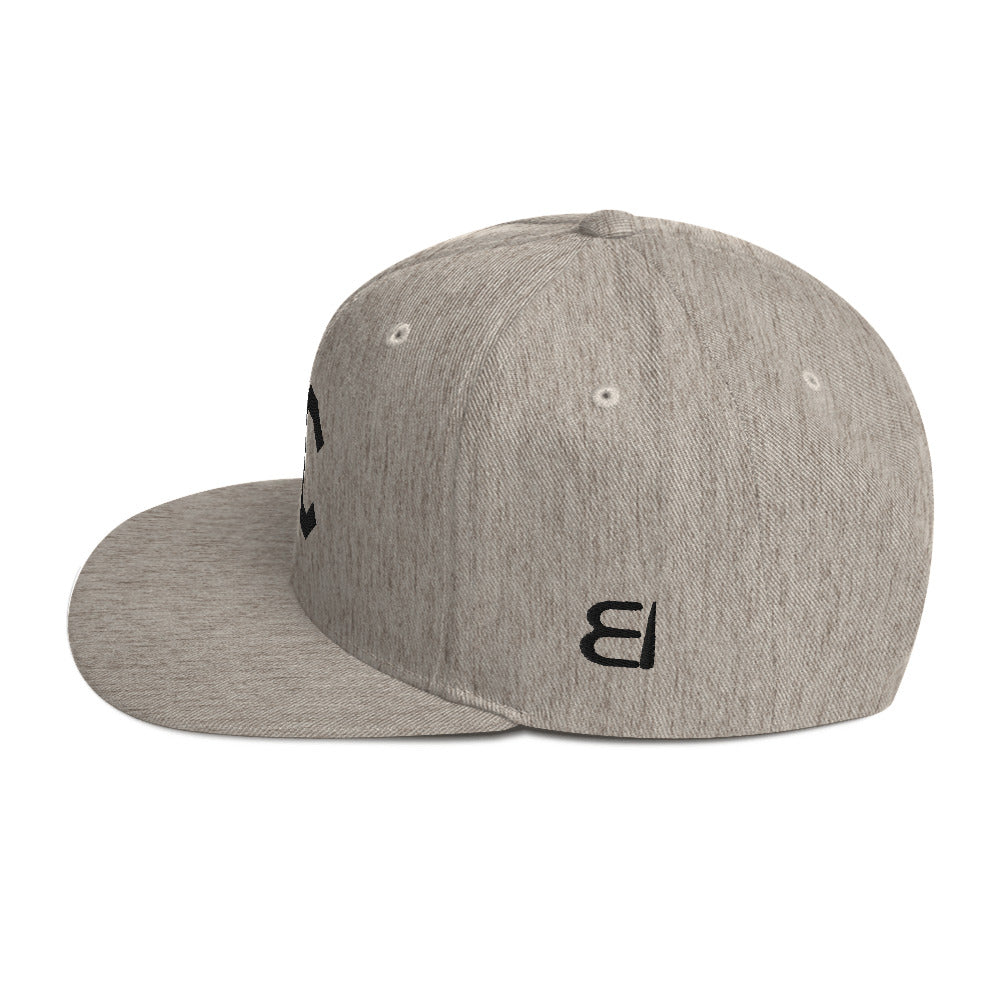 One Flesh JC Snapback Hat Black