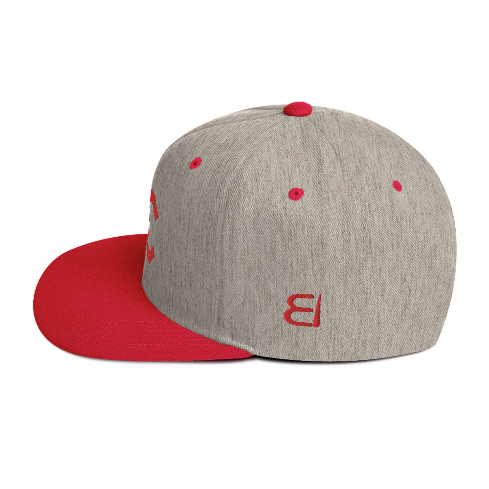 One Flesh JC Snapback Hat Red