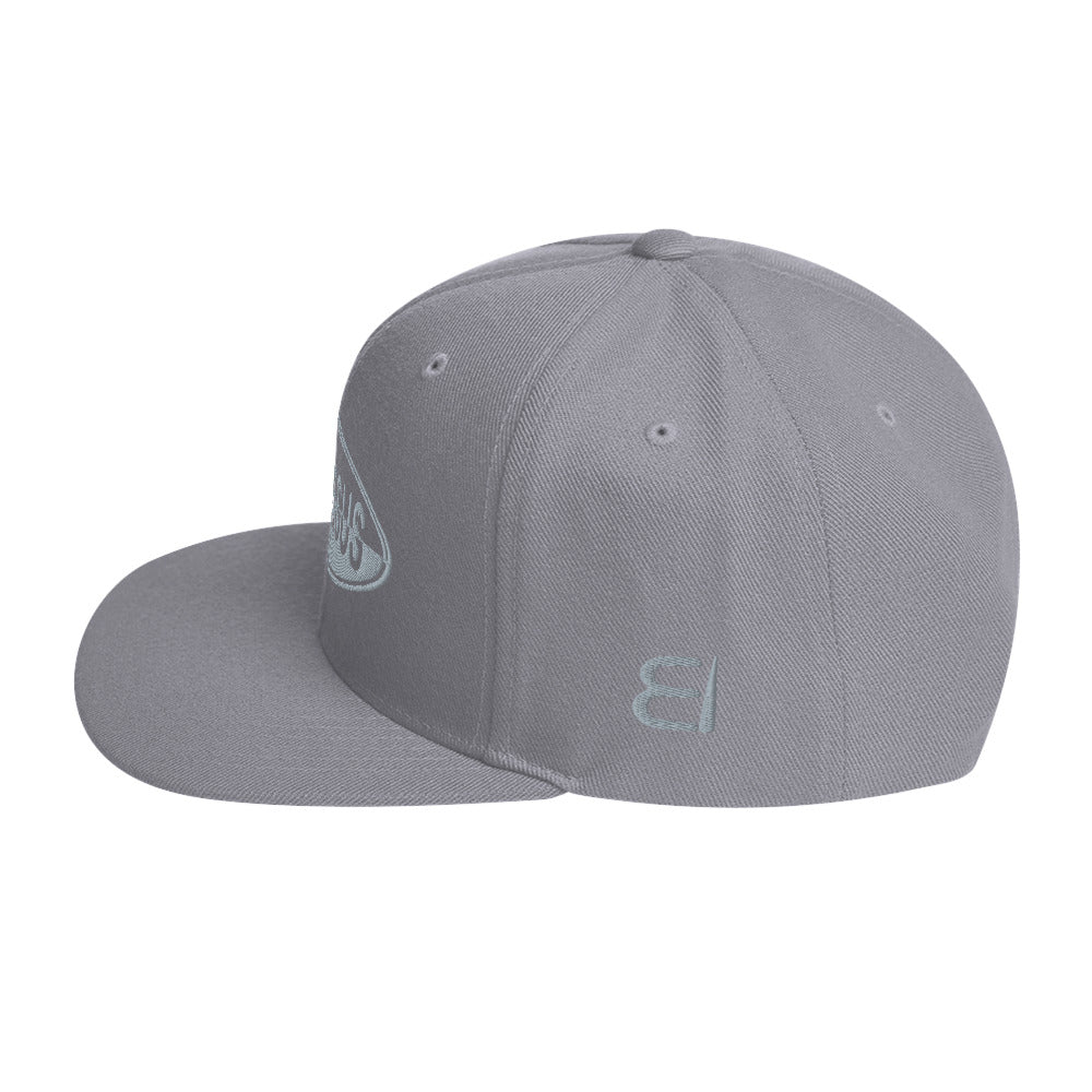 One Flesh Team Jesus Snapback Hat Gray