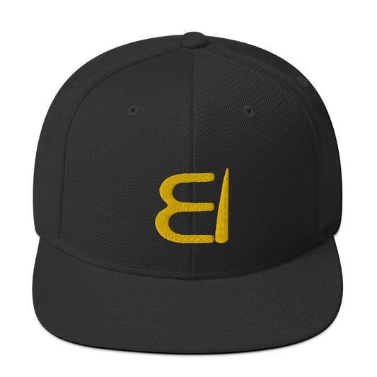 One Flesh Snapback Hat Yellow