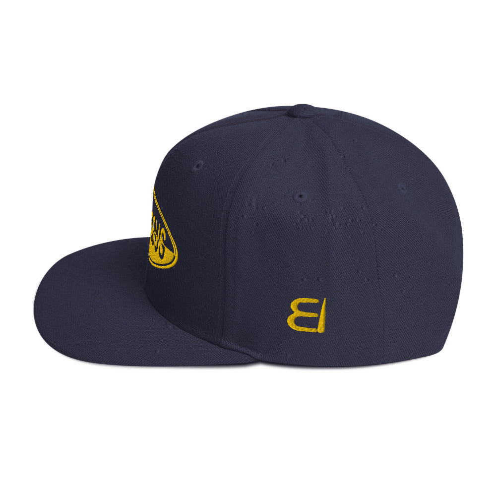 One Flesh Team Jesus Snapback Hat Yellow