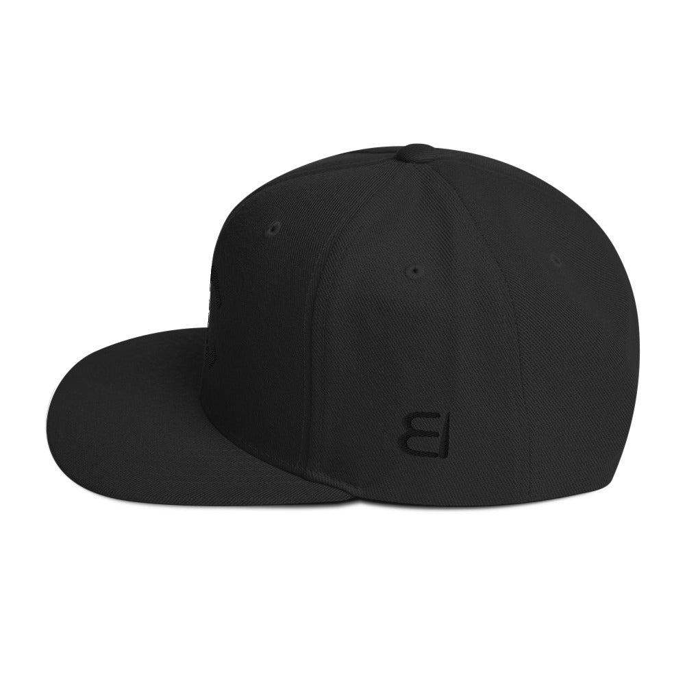 One Flesh JC Snapback Hat Black