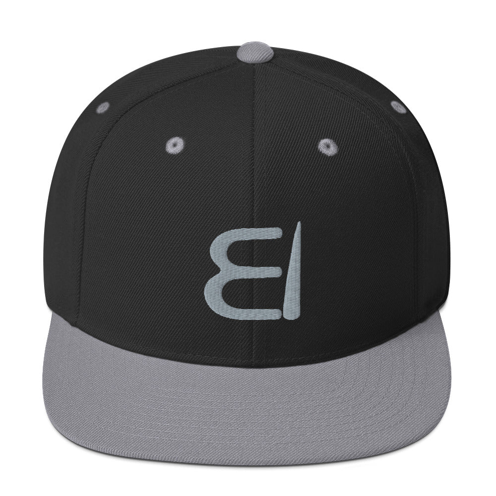 One Flesh Snapback Hat Grey