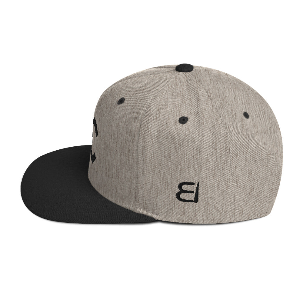 One Flesh JC Snapback Hat Black