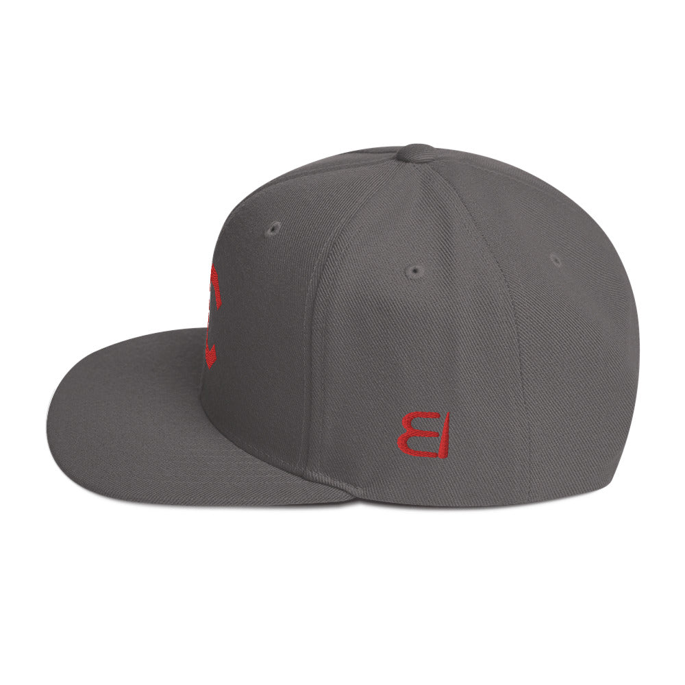 One Flesh JC Snapback Hat Red