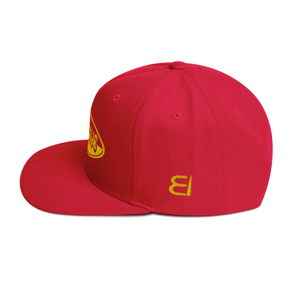 One Flesh Team Jesus Snapback Hat Yellow