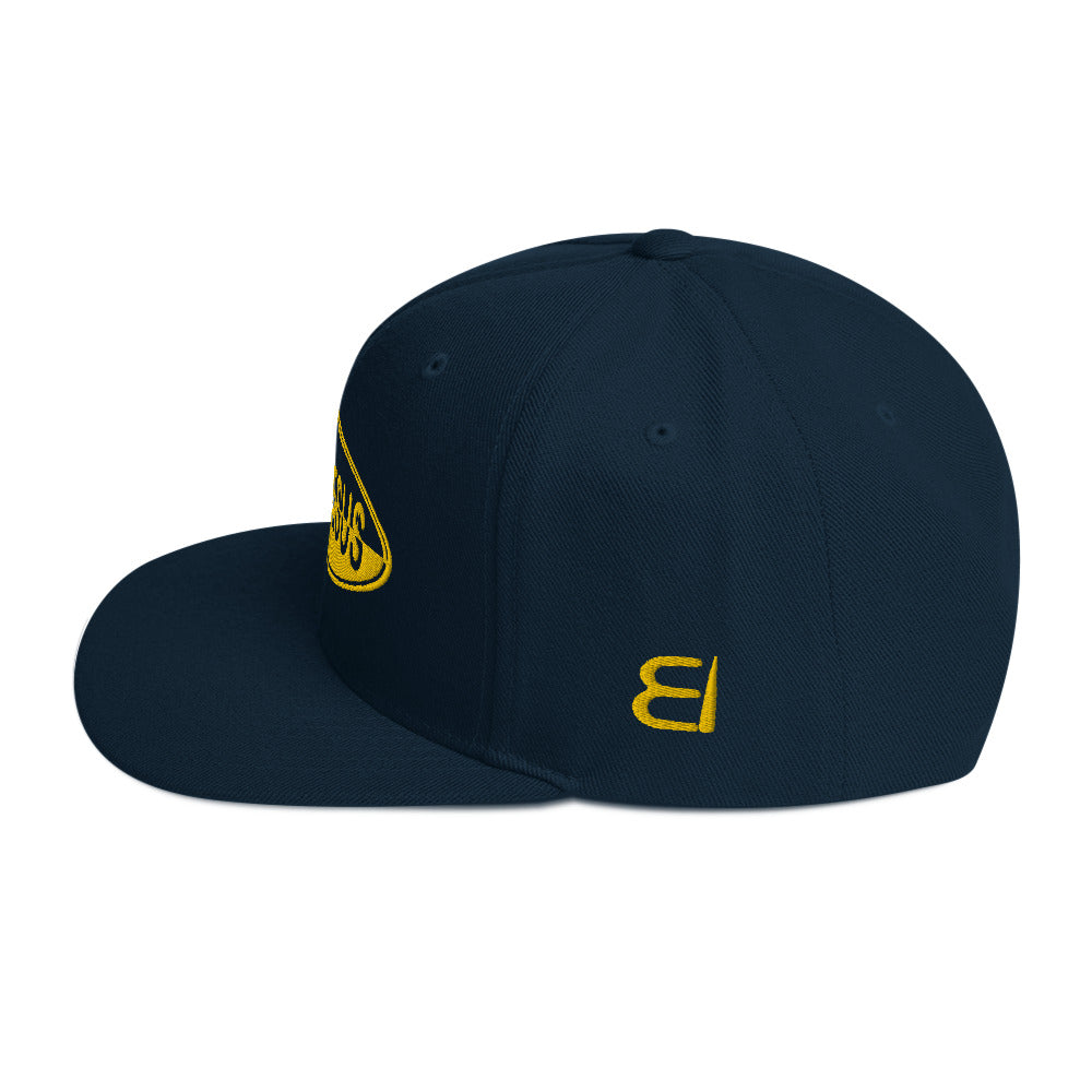 One Flesh Team Jesus Snapback Hat Yellow